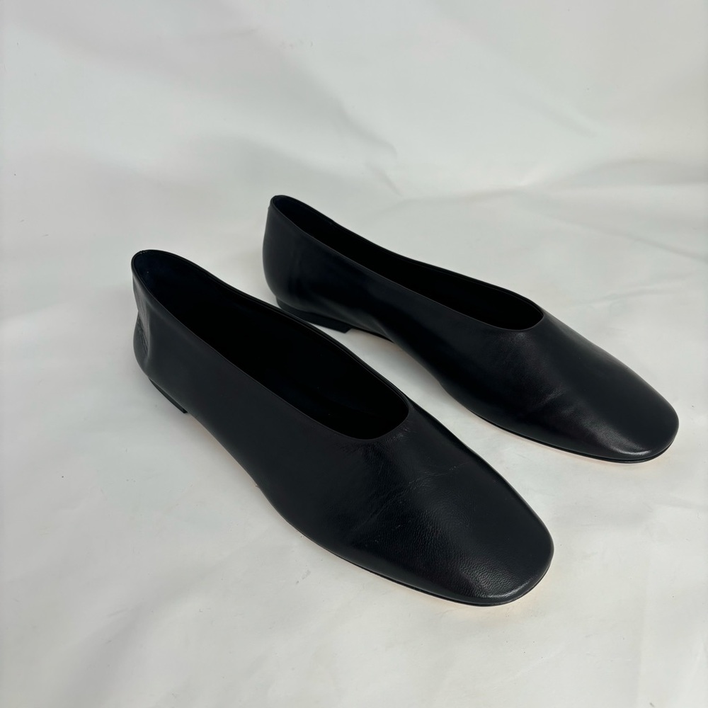 Aeyde | Kirsten Ballerina Flat | US 11.5 | Black